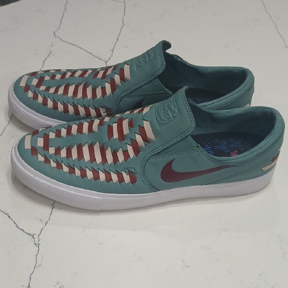 Nike Other - Stefan Janoski Slip-On Nike Shoes - Green and Red,  Leather , Gentle Used Sz 9